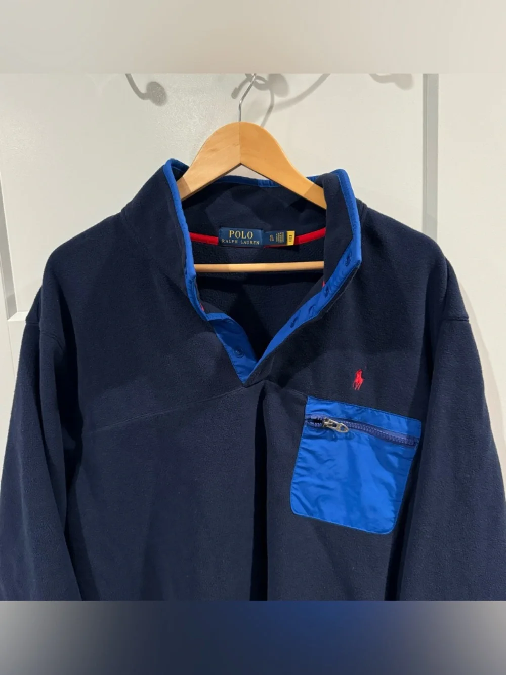 NEW Polo Ralph Lauren Fleece Mock Neck Pullover Sz XL